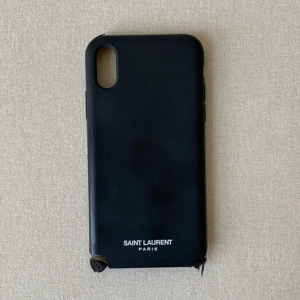 Saint Laurent Rubber iPhone Case
